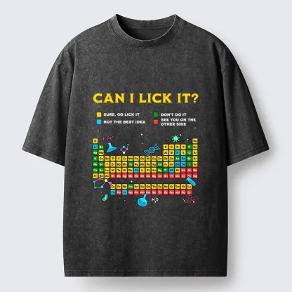 Tokyo-Tiger Can I Lick Elements Washed T-Shirt