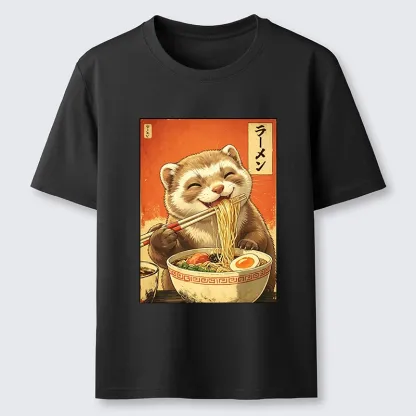 Tokyo-Tiger Otters Eating Delicious Ramen Classic T-Shirt
