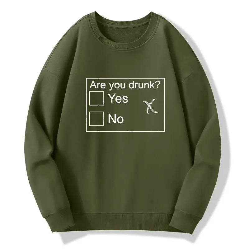 Tokyo-Tiger Confused Drunk Checkbox Graphic Classic Sweatshirt