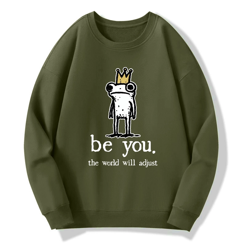 Tokyo-Tiger Crown Frog Stays True To Self Classic Sweatshirt