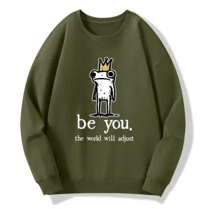 Tokyo-Tiger Crown Frog Stays True To Self Classic Sweatshirt