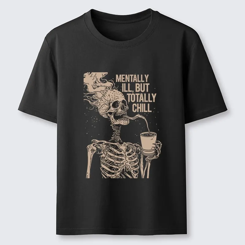 Tokyo-Tiger Funny Skeleton Chill Classic T-Shirt Sale
