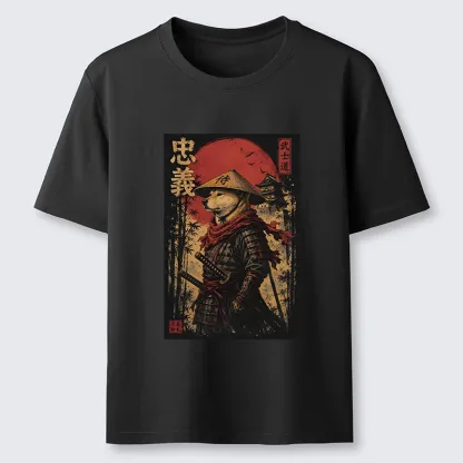 Tokyo-Tiger Loyal Samurai Dog With A Sword Classic T-Shirt