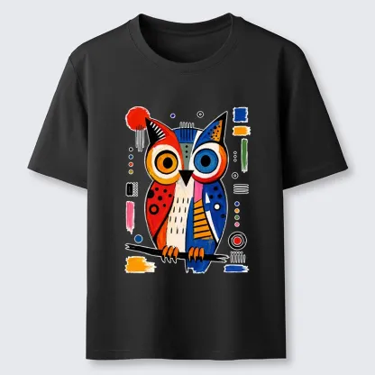 Tokyo-Tiger Abstract Owl Art Classic T-Shirt