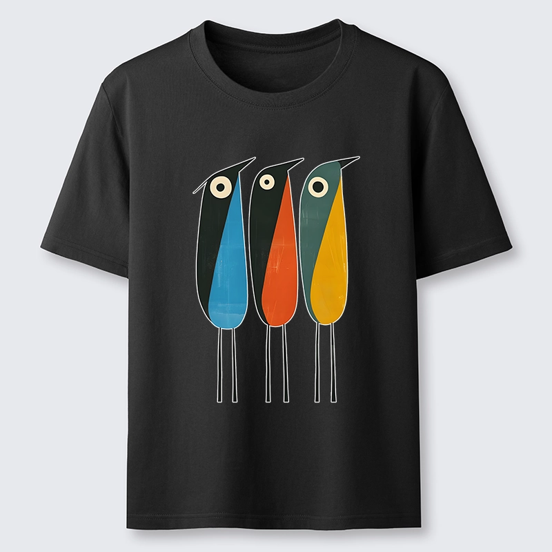 Tokyo-Tiger Bold Shape Birds Classic T-Shirt