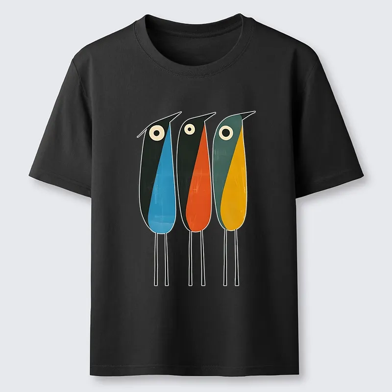 Tokyo-Tiger Bold Shape Birds Classic T-Shirt