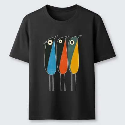 Tokyo-Tiger Bold Shape Birds Classic T-Shirt