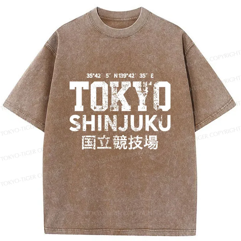 Tokyo-Tiger Tokyo Shinjuku Washed T-Shirt