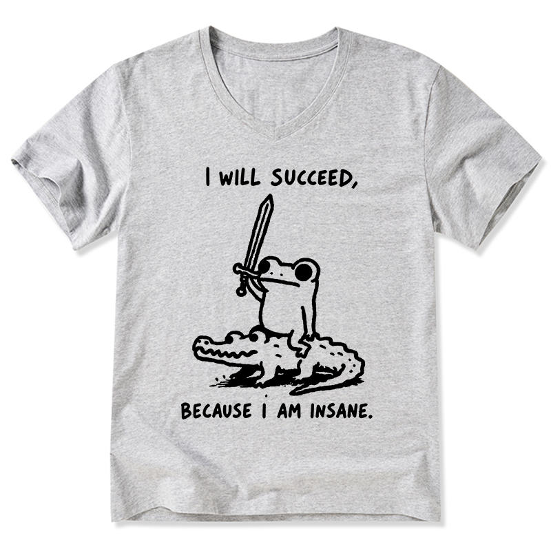 Tokyo-Tiger Warrior Frog Funny Meme V-Neck Classic T-Shirt