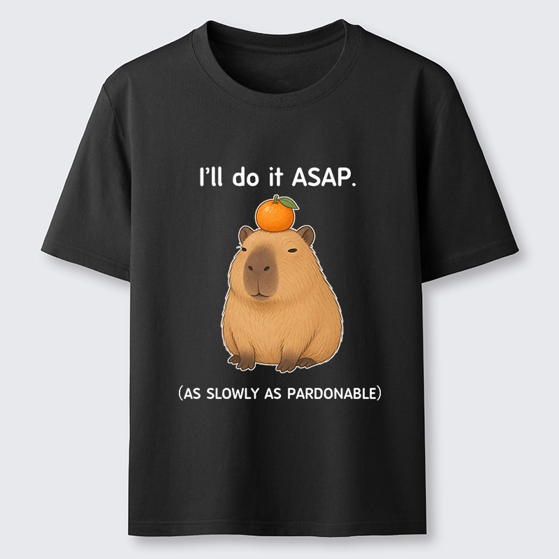 Tokyo-Tiger Slow Task Capybara Meme Classic T-Shirt