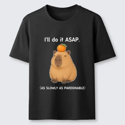 Tokyo-Tiger Slow Task Capybara Meme Classic T-Shirt