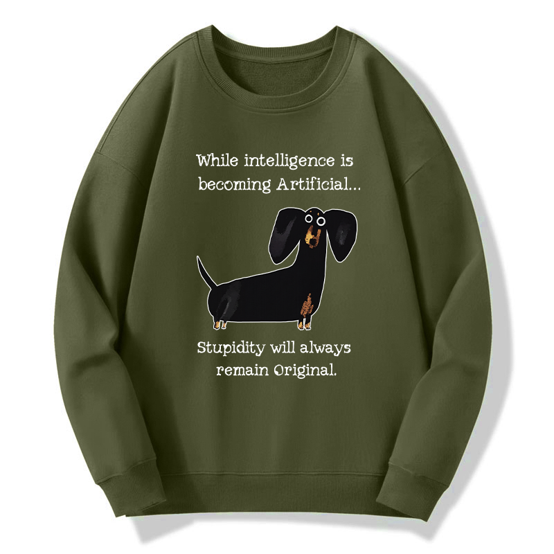 Tokyo-Tiger Dachshund Real Humor Funny Meme Classic Sweatshirt