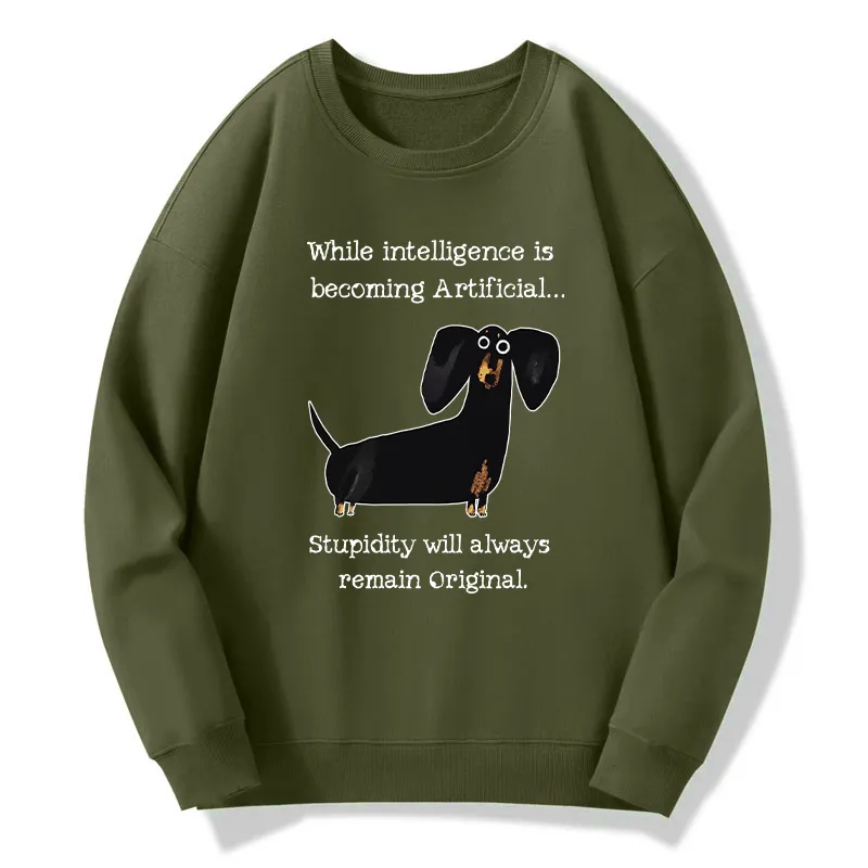 Tokyo-Tiger Dachshund Real Humor Funny Meme Classic Sweatshirt