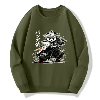 Tokyo-Tiger Panda Samurai Warrior Classic Sweatshirt
