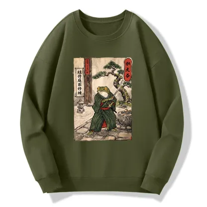 Tokyo-Tiger Samurai Frog Training Classic Sweatshirt
