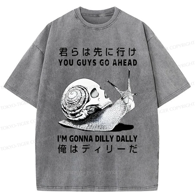 Tokyo-Tiger Dilly Dally's Snail Washed T-Shirt