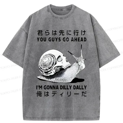Tokyo-Tiger Dilly Dally's Snail Washed T-Shirt
