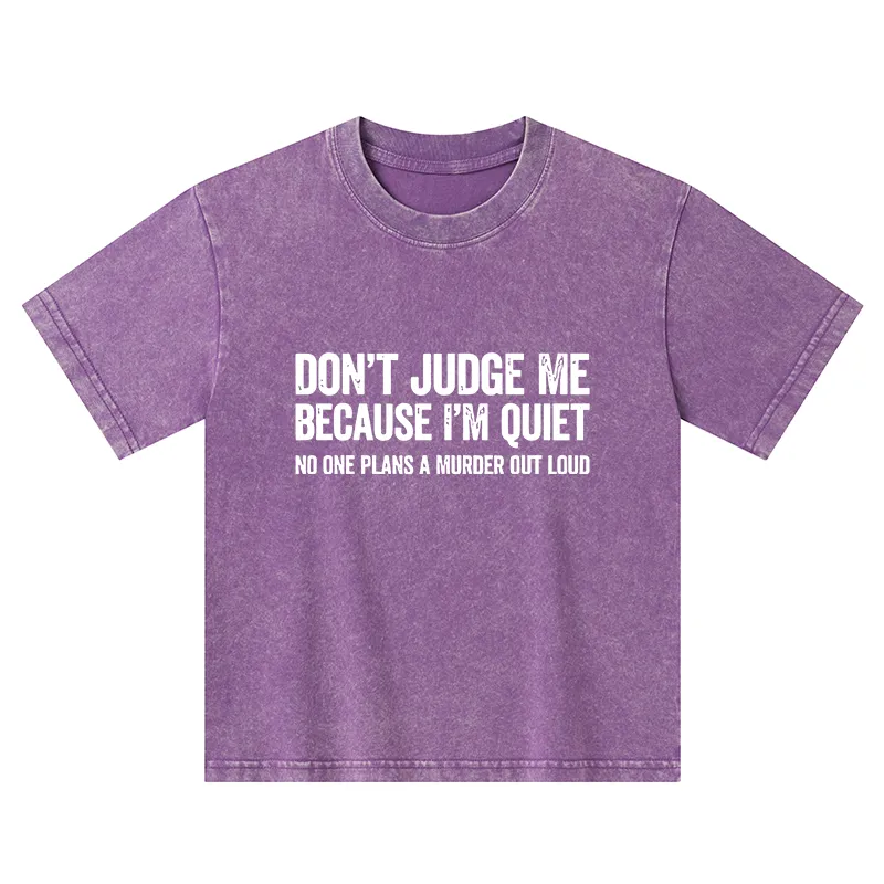 Tokyo-Tiger Sarcastic Funny Quote Kids Washed T-Shirt