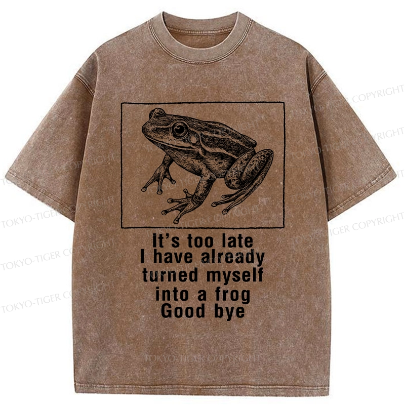 Tokyo-Tiger It's Too Late Washed T-Shirt