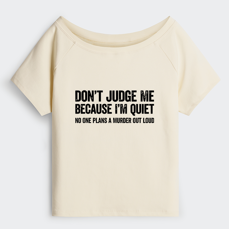 Tokyo-Tiger Sarcastic Funny Quote Off Shoulder T-Shirt