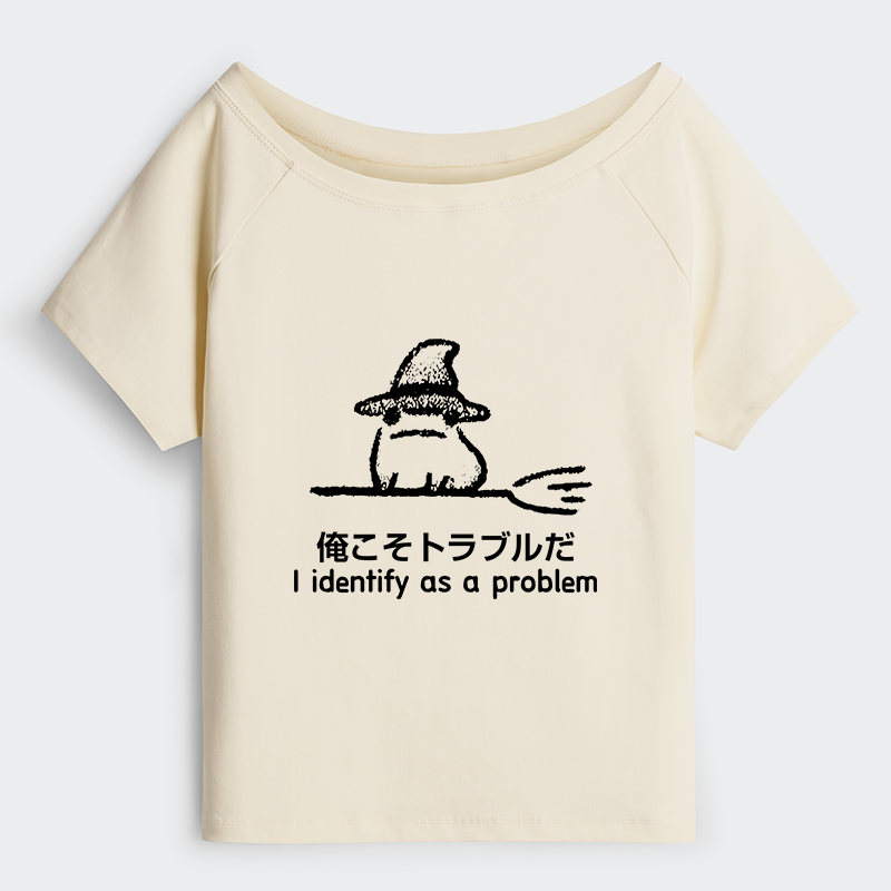 Tokyo-Tiger Mischief Magic Dude Off Shoulder T-Shirt