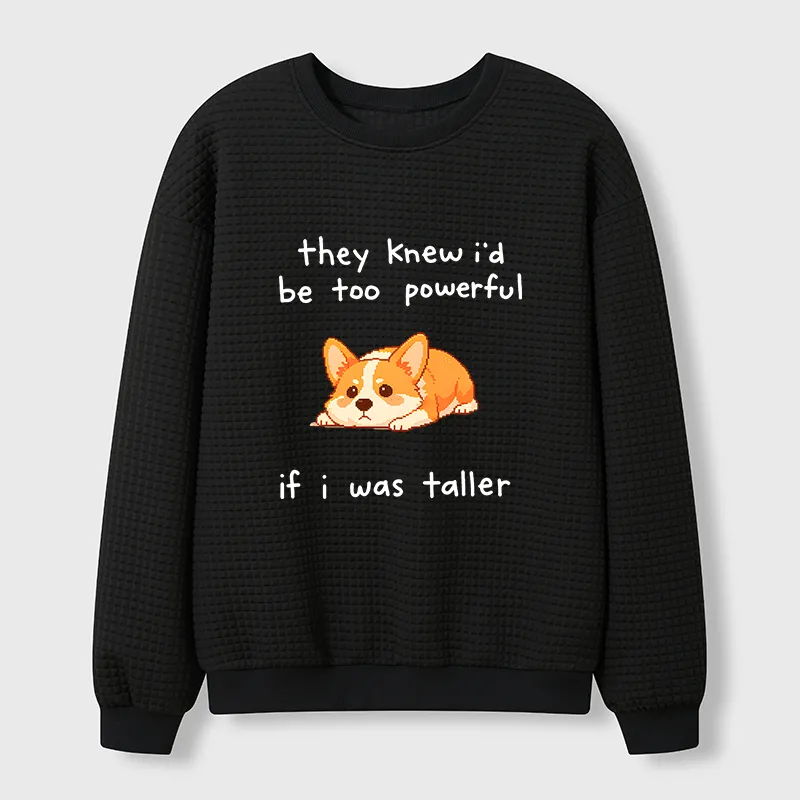 Tokyo-Tiger Funny Short Dog Joke Waffle Sweatshirt Sale