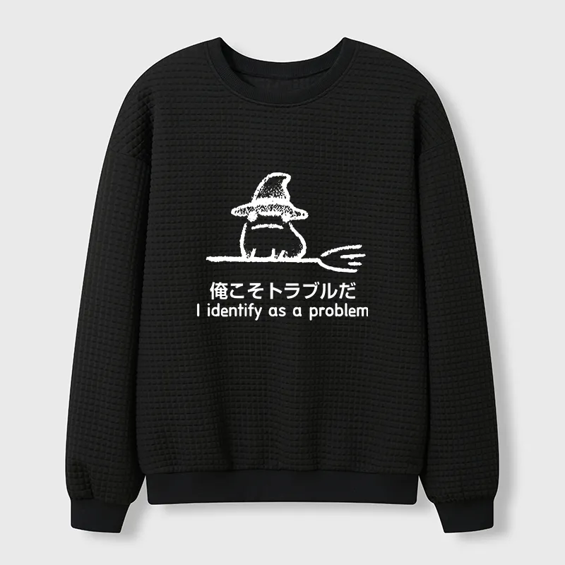 Tokyo-Tiger Mischief Magic Dude Waffle Sweatshirt