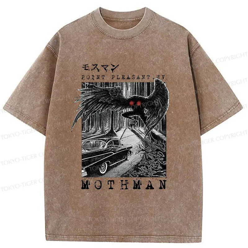 Tokyo-Tiger Terrifying Mothman Washed T-Shirt