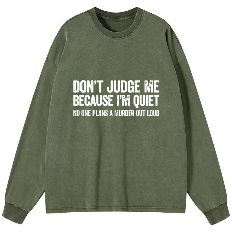 Tokyo-Tiger Sarcastic Funny Quote Washed Long Sleeve T-Shirt
