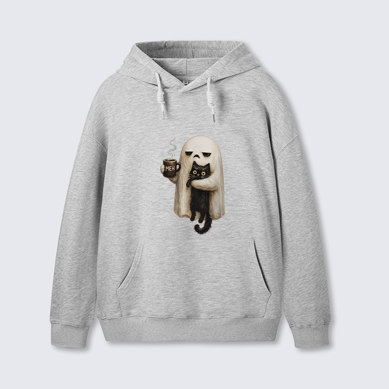 Tokyo-Tiger Ghost Cat Coffee Mood Classic Hoodie