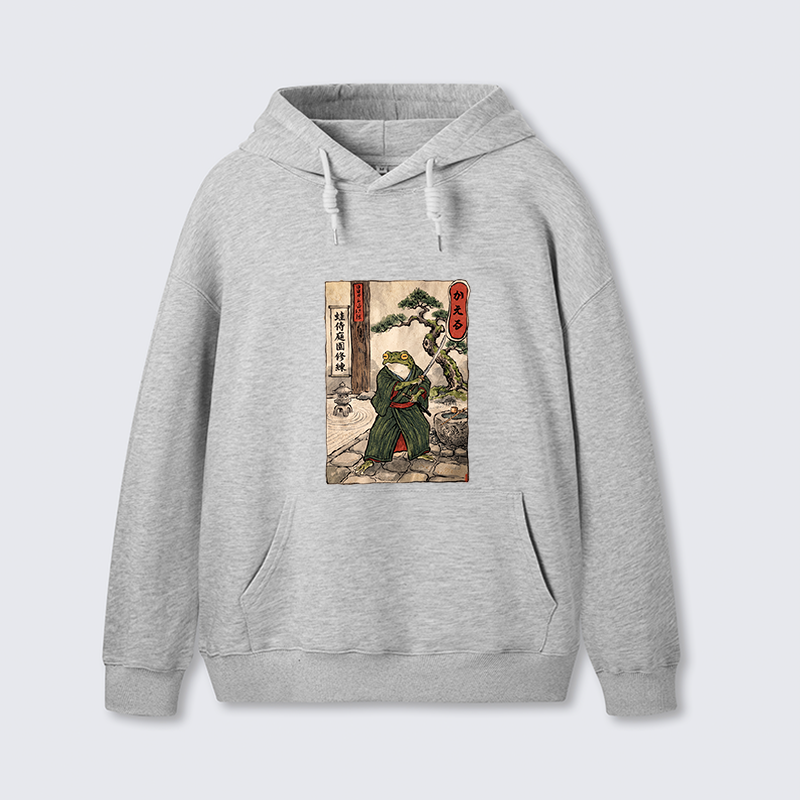 Tokyo-Tiger Samurai Frog Training Classic Hoodie