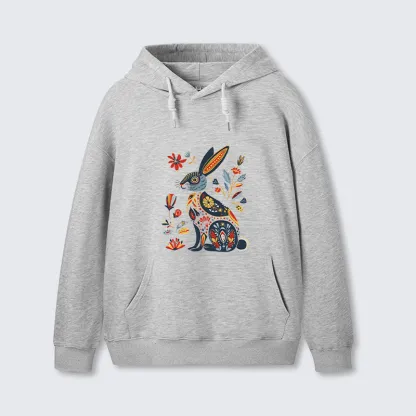Tokyo-Tiger Folk Hare Bloom Classic Hoodie