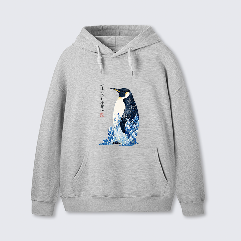 Tokyo-Tiger Keep Calm Penguin Classic Hoodie