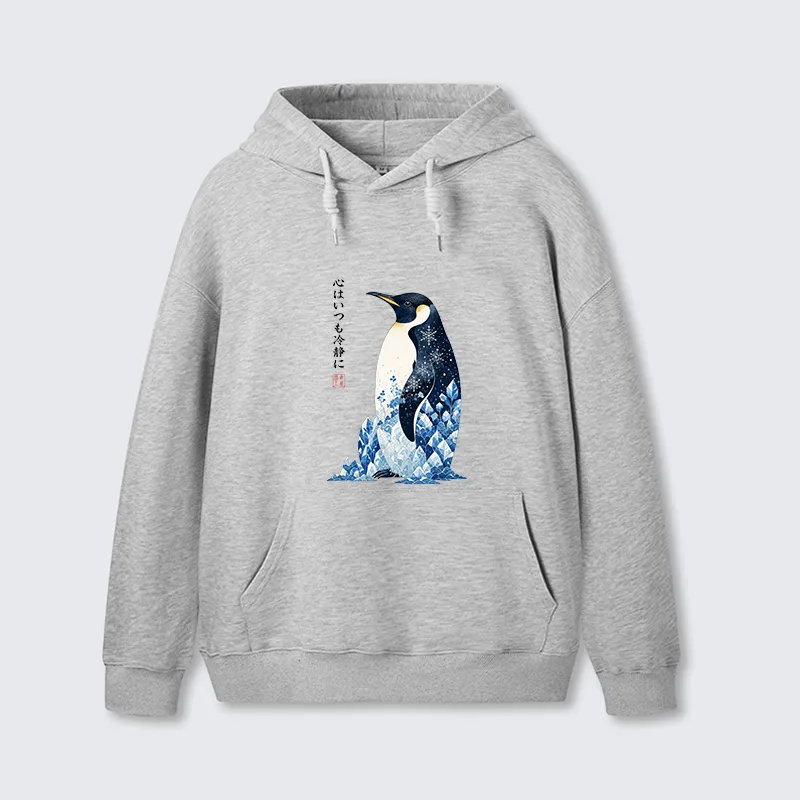 Tokyo-Tiger Keep Calm Penguin Classic Hoodie