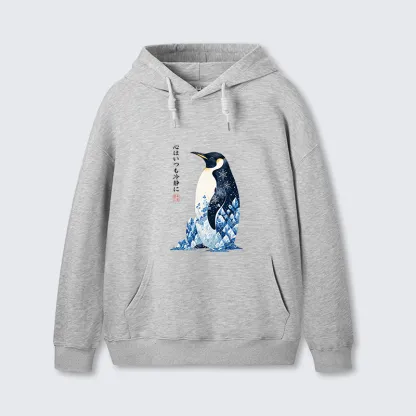 Tokyo-Tiger Keep Calm Penguin Classic Hoodie