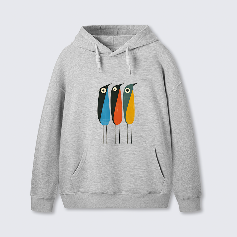 Tokyo-Tiger Bold Shape Birds Classic Hoodie