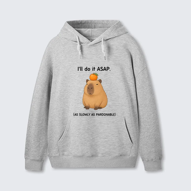 Tokyo-Tiger Slow Task Capybara Meme Classic Hoodie