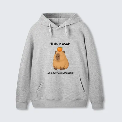 Tokyo-Tiger Slow Task Capybara Meme Classic Hoodie