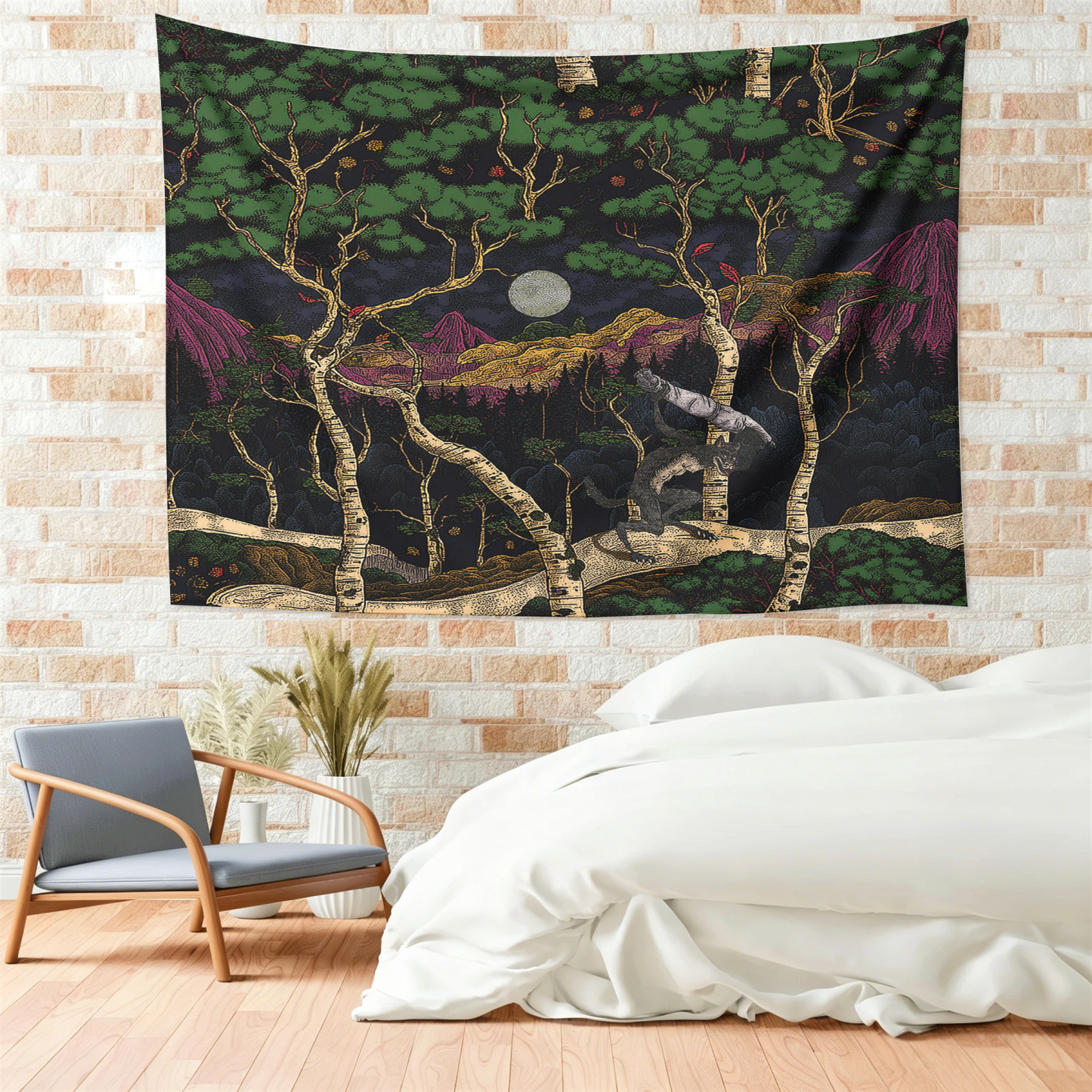 Tokyo-Tiger Horrible Ghoul Tapestry