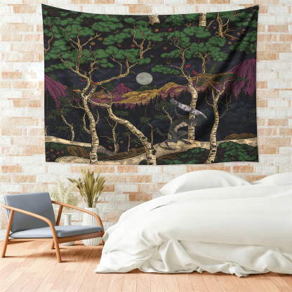 Tokyo-Tiger Horrible Ghoul Tapestry