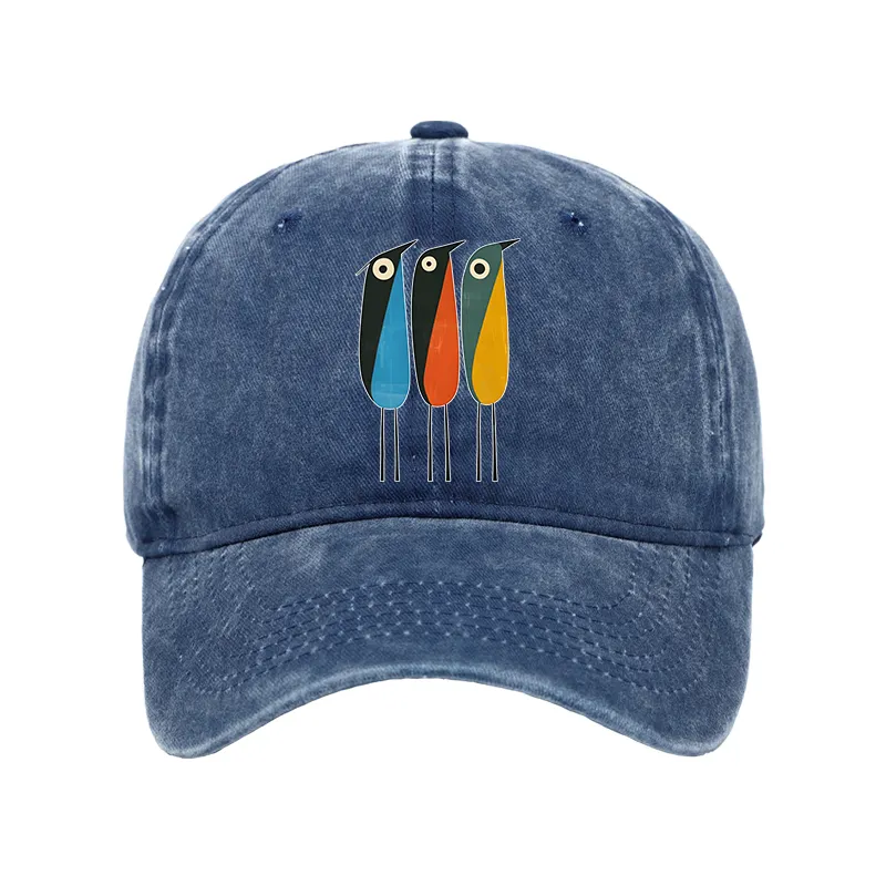 Tokyo-Tiger Bold Shape Birds Washed Cap Sale
