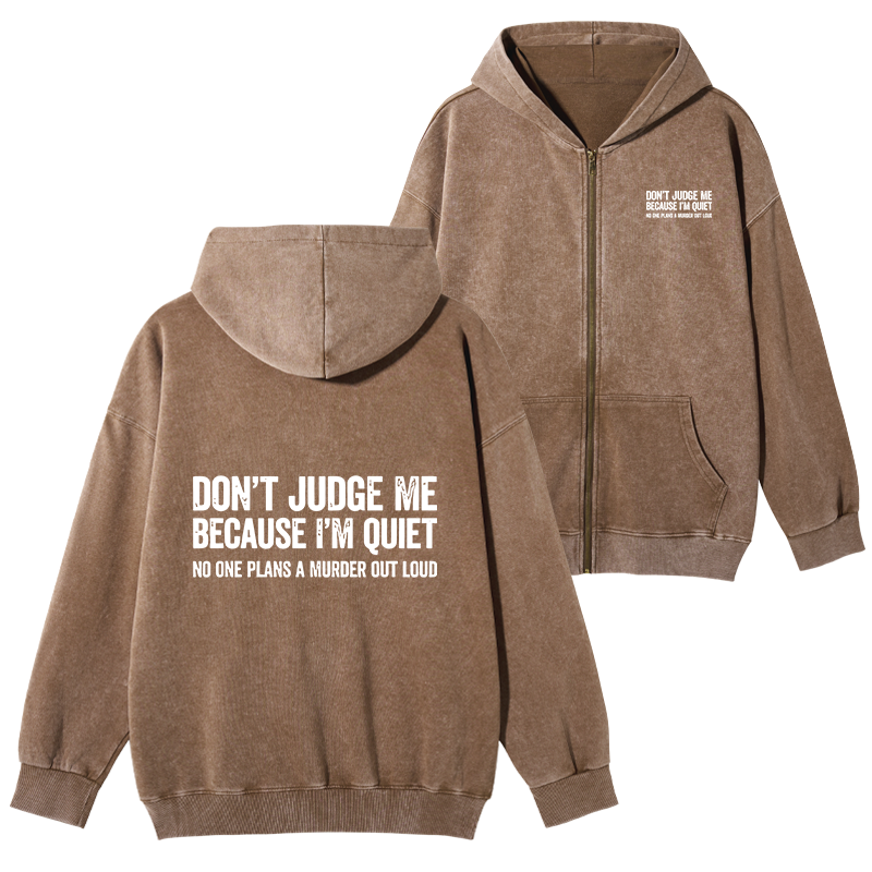 Tokyo-Tiger Sarcastic Funny Quote Washed Zip Hoodie