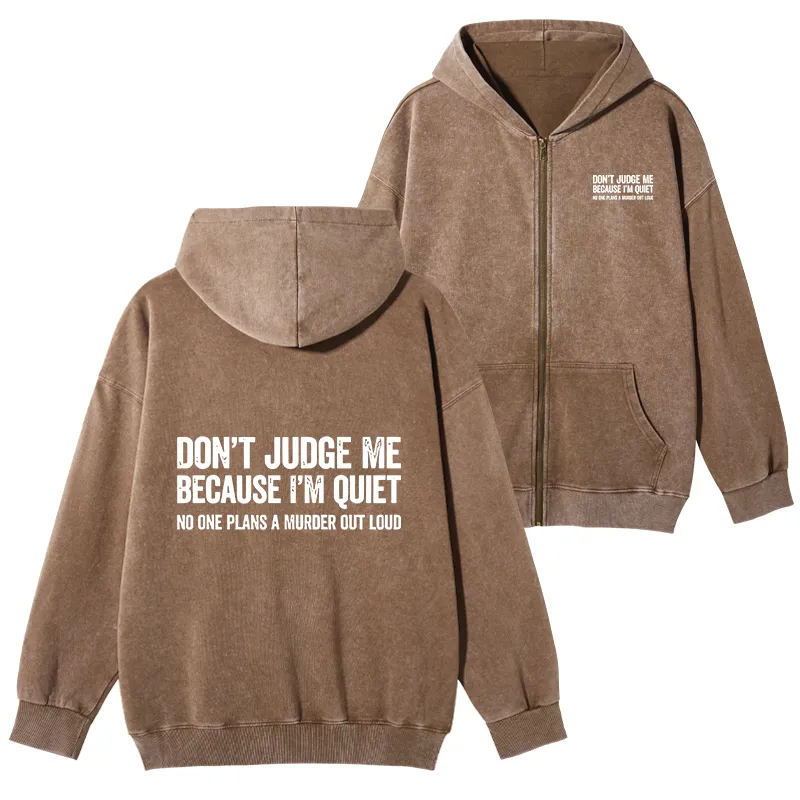 Tokyo-Tiger Sarcastic Funny Quote Washed Zip Hoodie