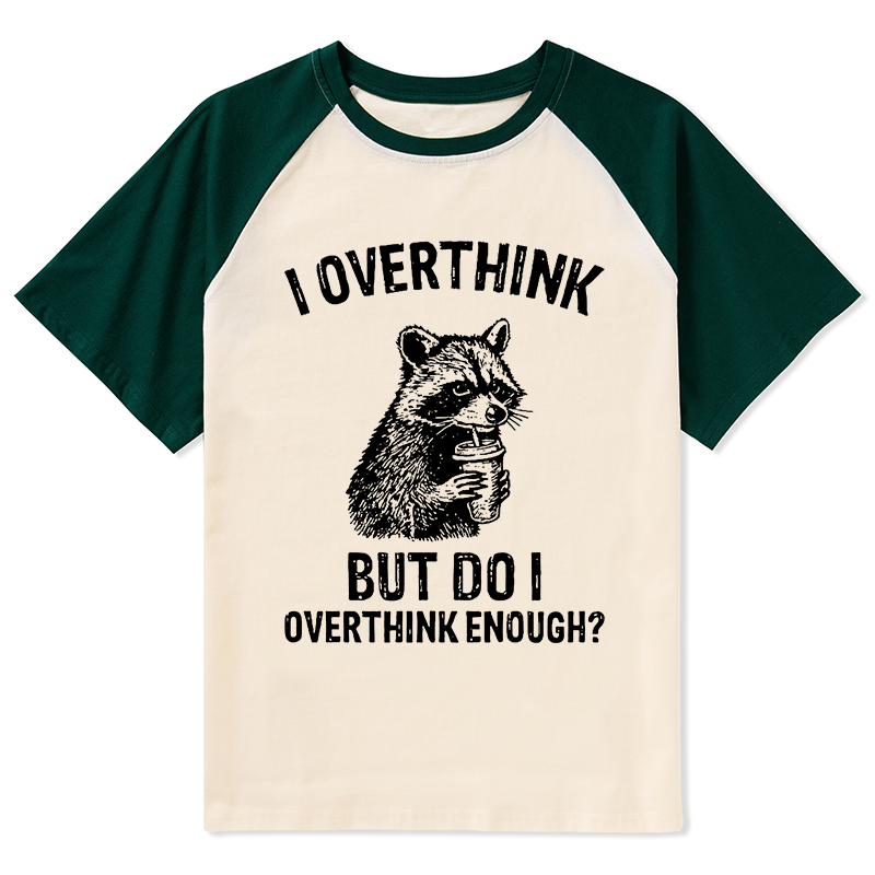 Tokyo-Tiger Constant Overthinking Raglan T-shirt