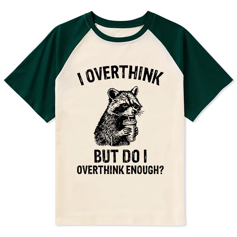 Tokyo-Tiger Constant Overthinking Raglan T-shirt