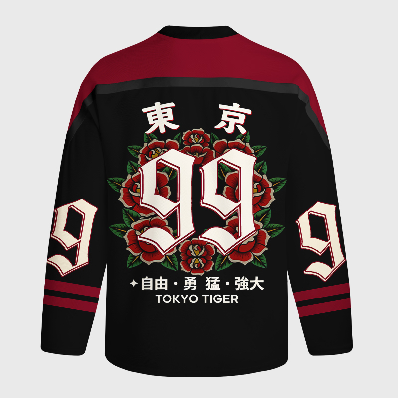 Tokyo-Tiger Tokyo Savage Long-Sleeve Hockey Jersey