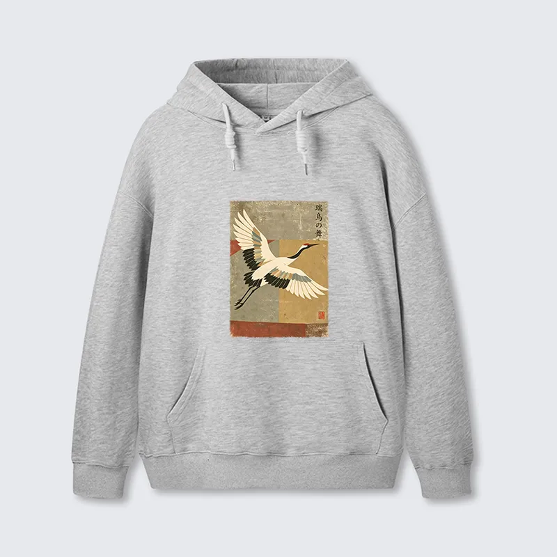 Tokyo-Tiger Crane Spirit Classic Hoodie