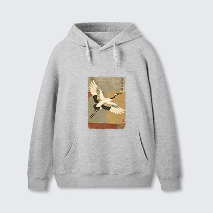 Tokyo-Tiger Crane Spirit Classic Hoodie