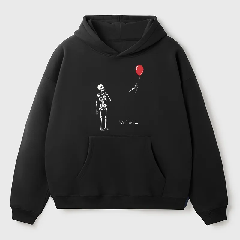 Tokyo-Tiger Skeleton Balloon Meme Adult Fleece Hoodie Sale