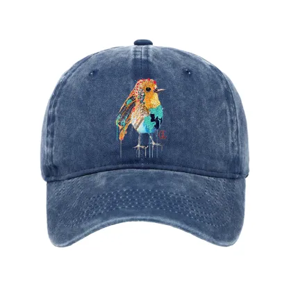 Tokyo-Tiger Sparkly Wild Bird Washed Cap